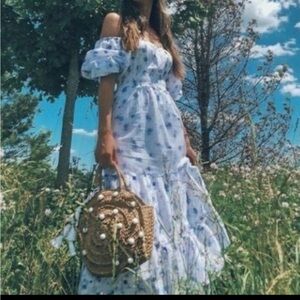 LoveShackFancy for Target Gemma Puff Sleeve Maxi Dress